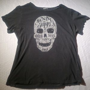 Ralph Lauren Denim&Supply Bronx Skull Tee Rock